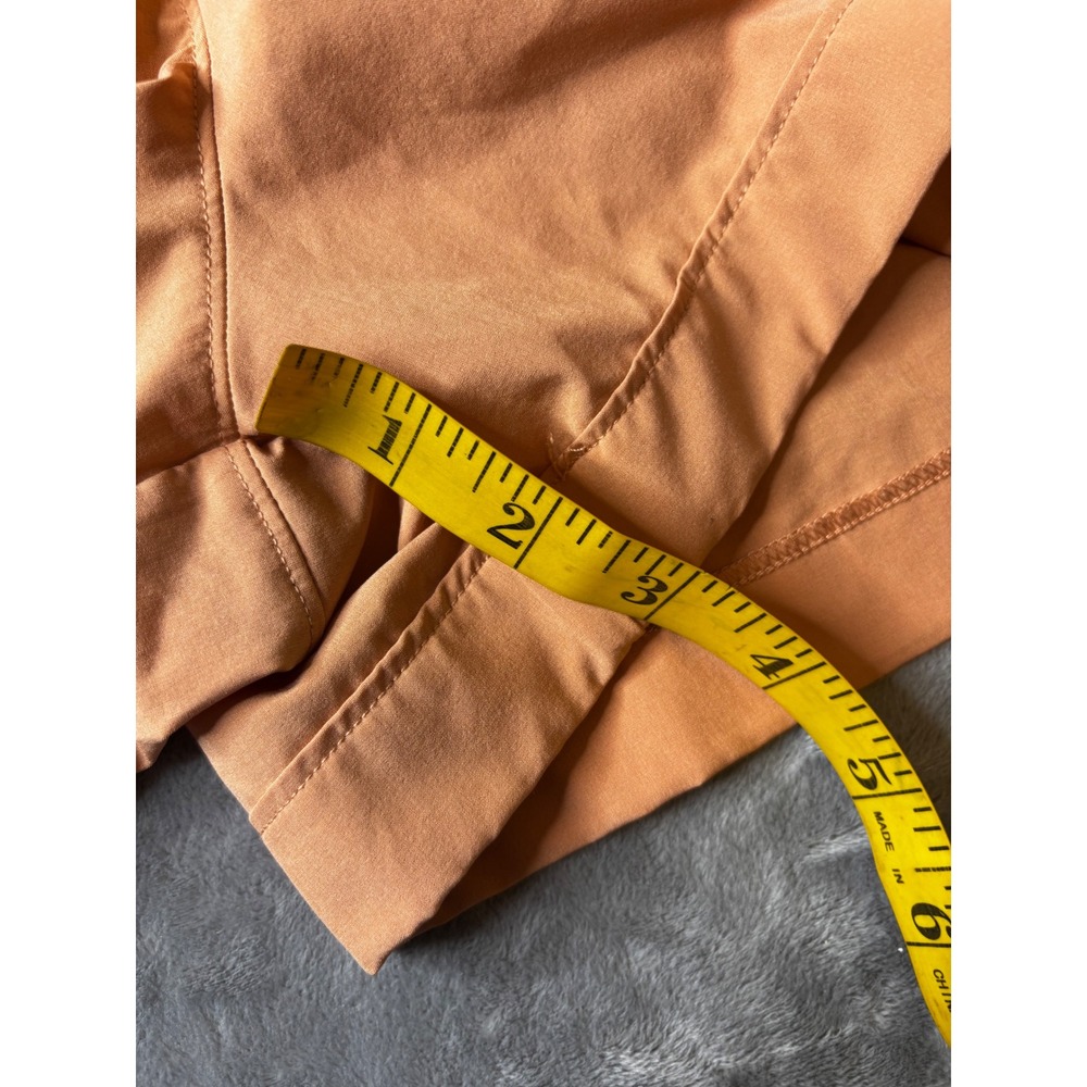 Freely Womens Active Shorts XL Terracotta Orange Elastic Waist Drawstring Pocket - Picture 9 of 10